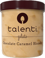 Chocolate Caramel Blondie Gelato