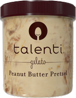 Peanut Butter Pretzel Gelato