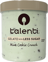  Less Sugar Mint Cookie Crunch Gelato
