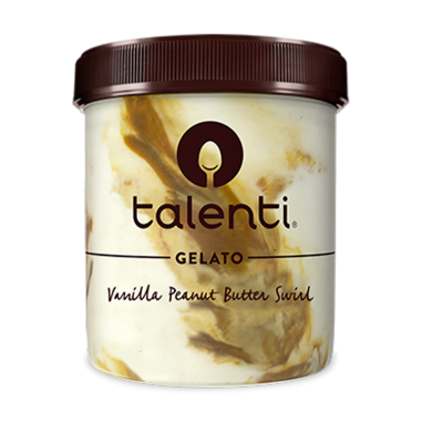 Vanilla Peanut Butter Swirl Gelato